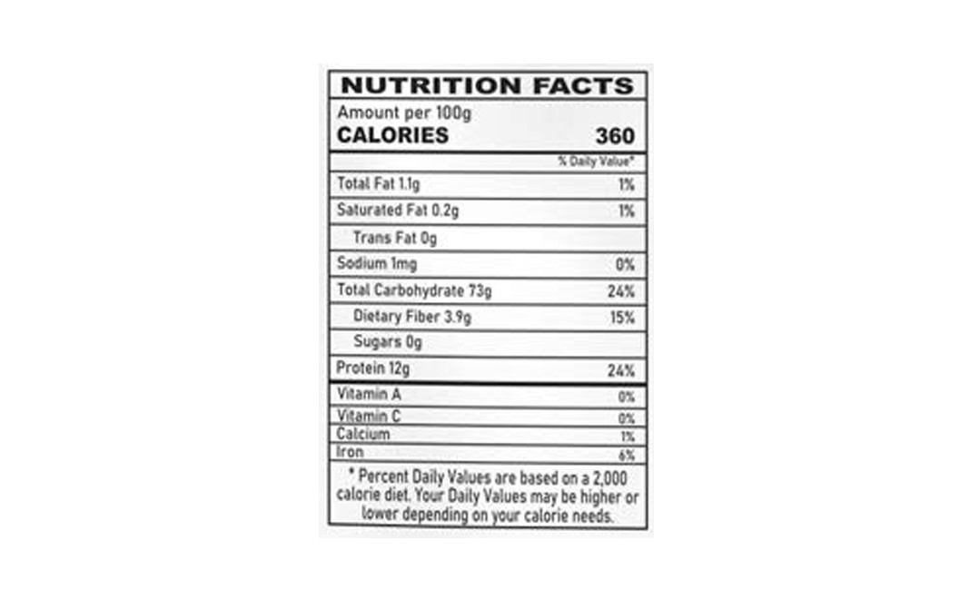Orgabite Organic Suji (Semolina)    Pack  500 grams